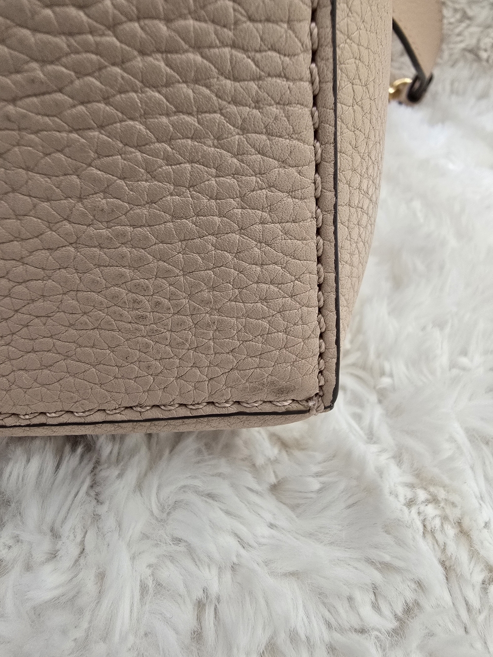 Tory Burch Taupe Leather Crossbody Bag - Picture 7 of 11